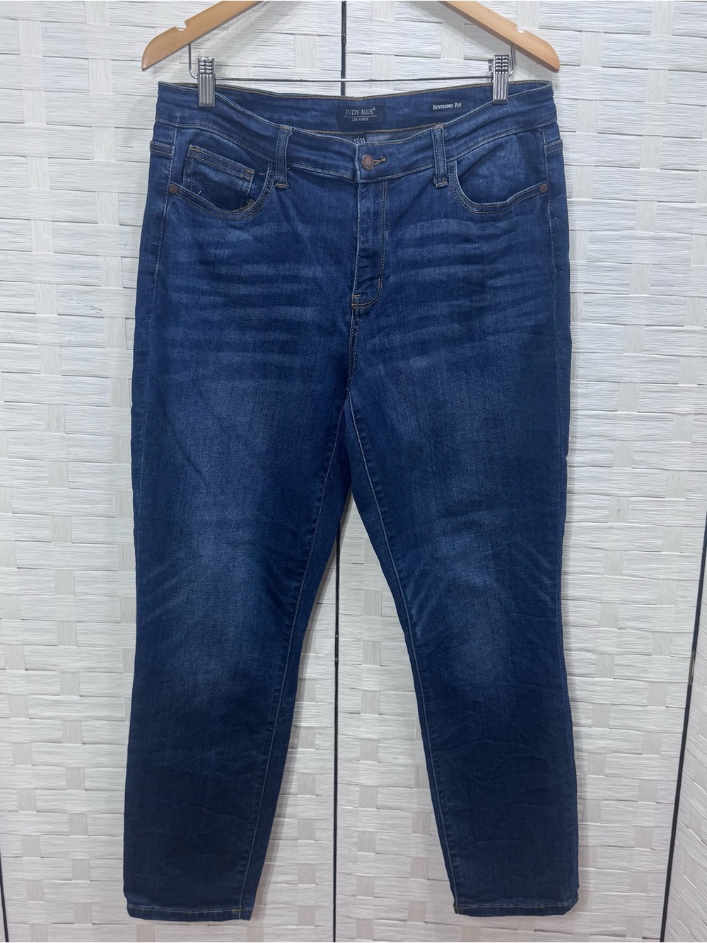 Judy Blue Medium‎ Wash Boyfriend Fit Casual Jeans Size 13/31